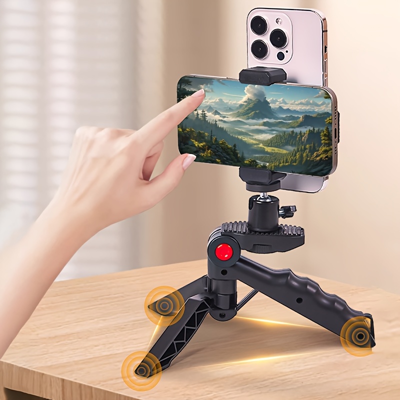 1pc multifunctional dual phone holder tripod selfie stick Temu