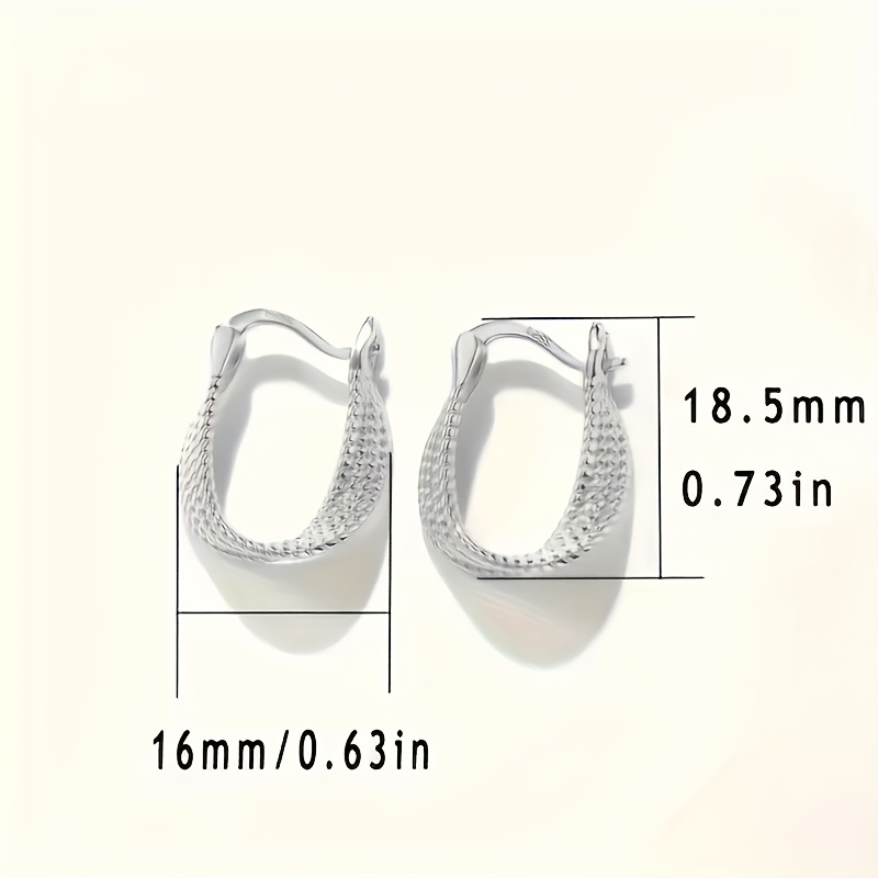 925 Silver Rotating Earrings Single Item Daily Party Work Wear