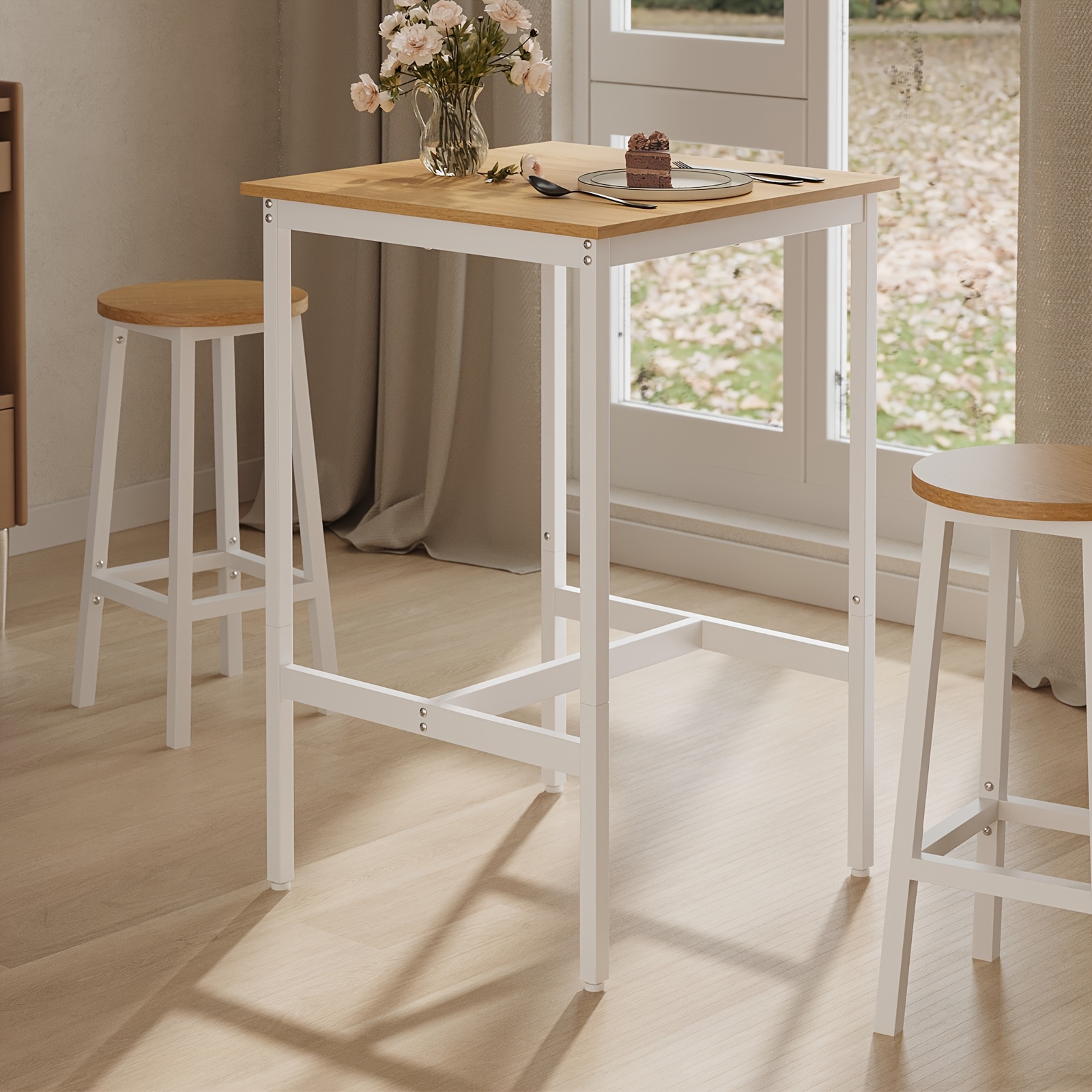 Bar Table, Kitchen Table, Standing Table, 60 X 60 X 92cm