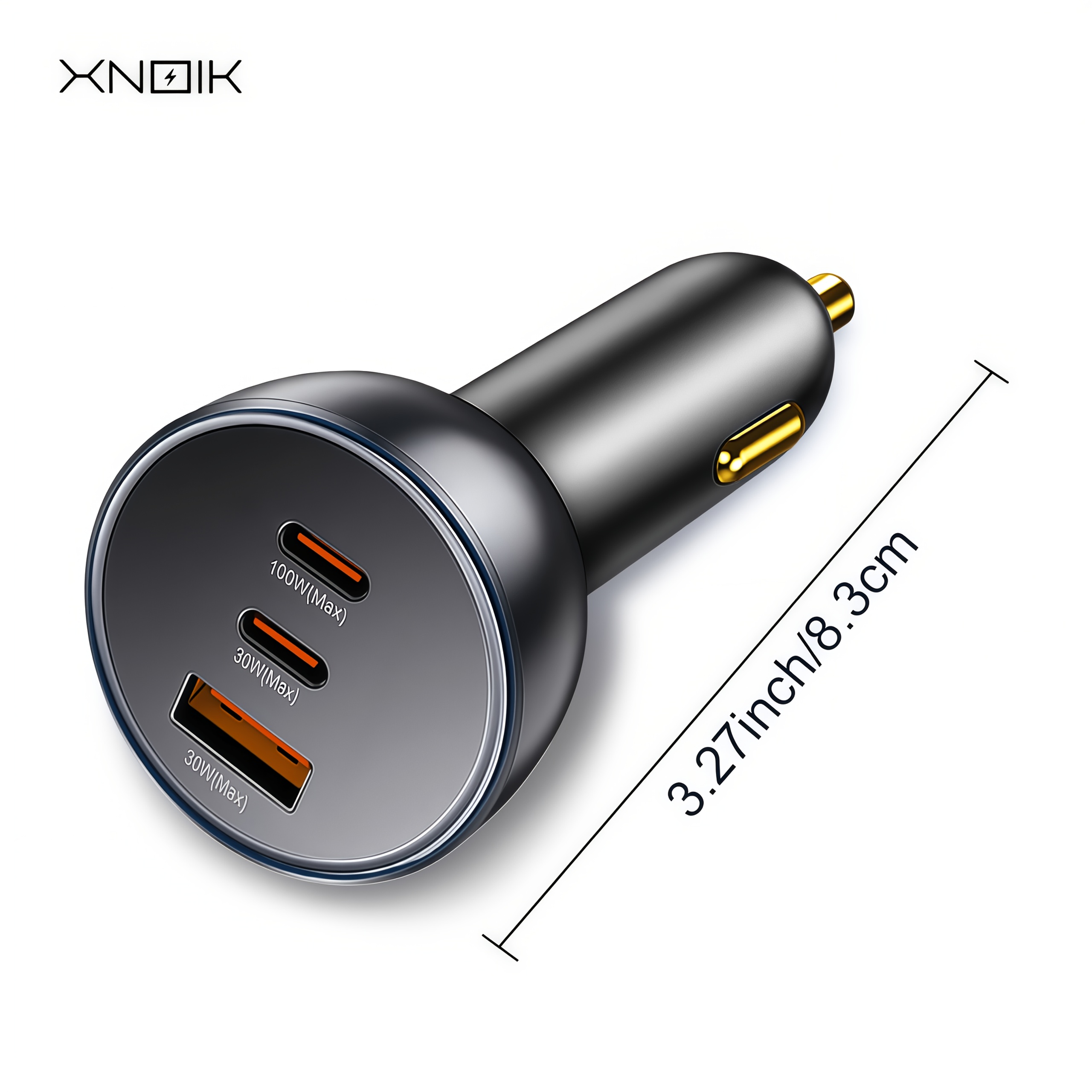 Kit chargeur de voiture 160W pour Starlink Mini avec câble d'alimentation DC USB-C de 3 m, charge rapide 3 ports, sortie haute puissance stable, câble durable à faible résistance, adaptateur de véhicule Plug and Play pour voitures, SUV, camping-cars, voyages d'été, camping et voyages en plein air