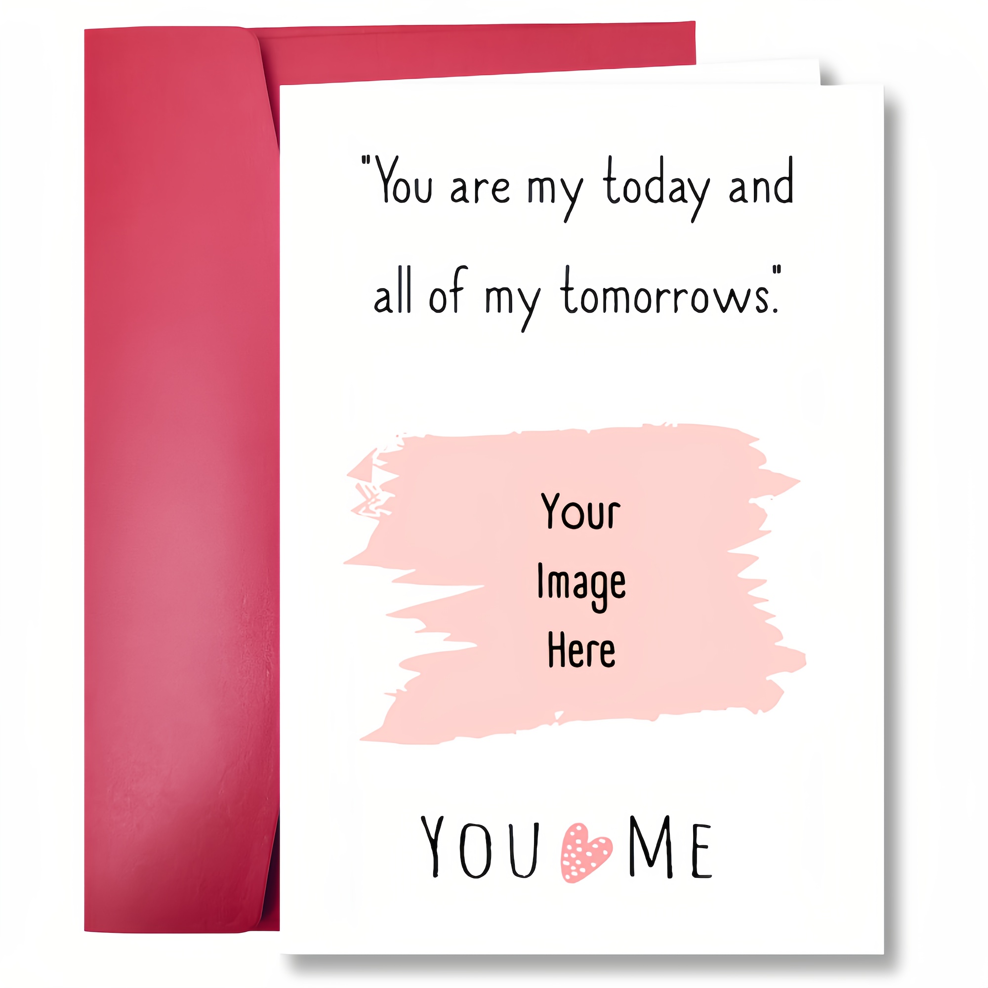 TEMU 1pc Personalization Greeting Cards | Unique Valentine's Day Greeting Cards | Anniversary Cards | Interesting Boyfriend Cards | Birthday Cards -