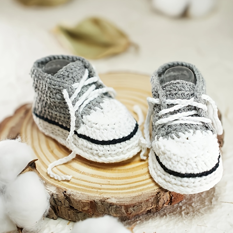 handmade crochet baby shoes soft fabric slip lace design low