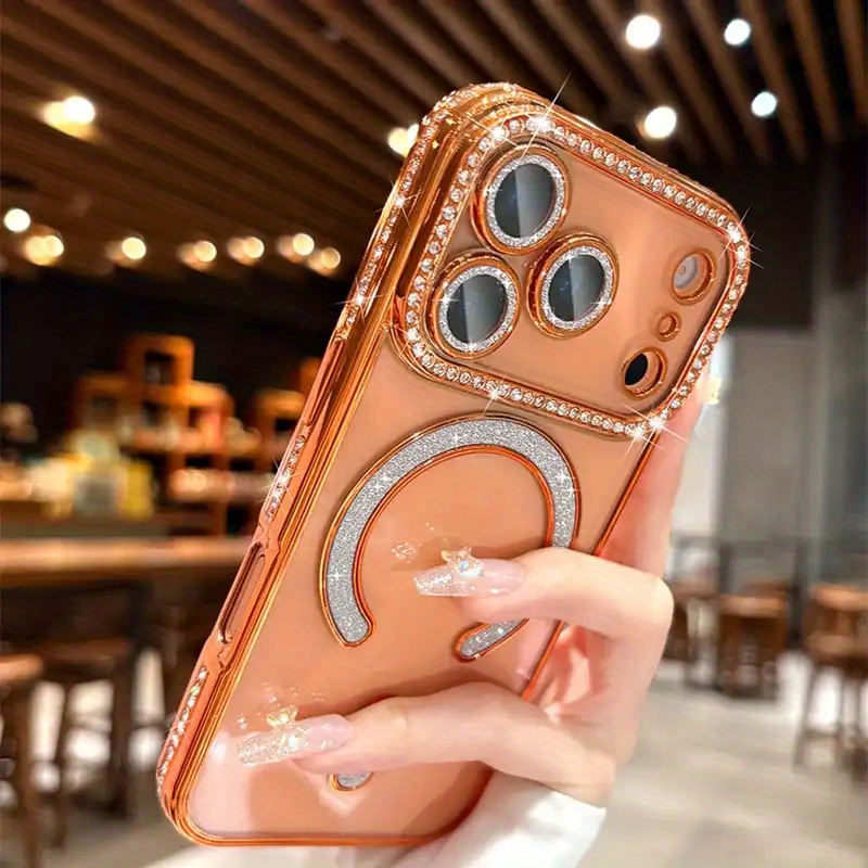 E-shop Handyhülle - Die Edge Diamond-Plated TPU-Hülle ist für die iPhone 17 Pro Max entwickelt, mit einer luxuriösen Diamantkante und unterstützt
