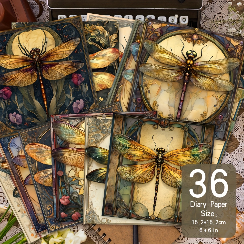 TEMU 36 vellen 6x6 inch scrapbookpapier met 12 unieke ontwerpen, perfect voor journals, handgemaakte kaarten, albums, cadeauverpakking en decoratief