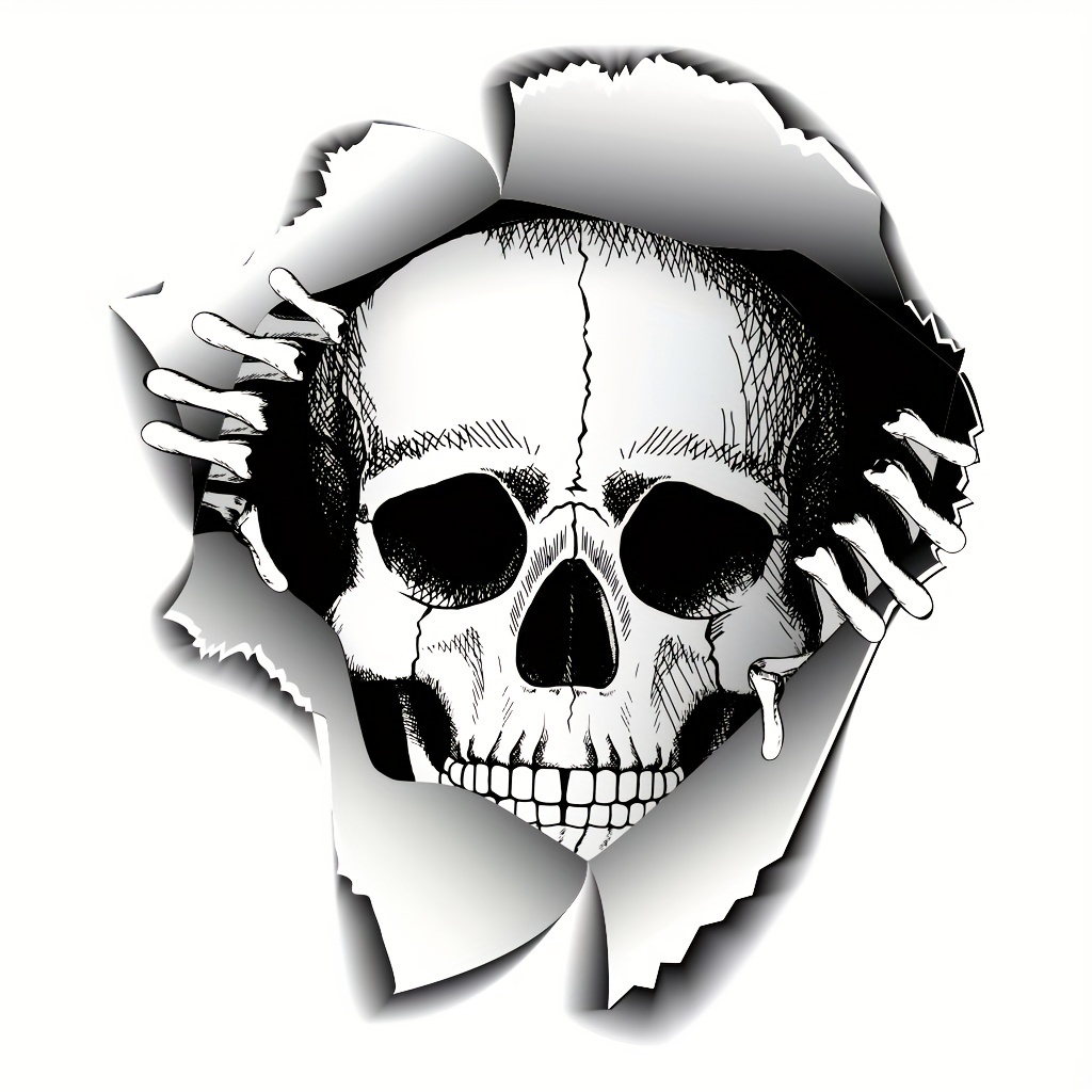 1pc Halloween Decorative Wall Sticker, Removable Pvc Material Wall Sticker, Suitable For Bedrooms, Living Rooms, Bathrooms, Etc 11.81in*11.81in