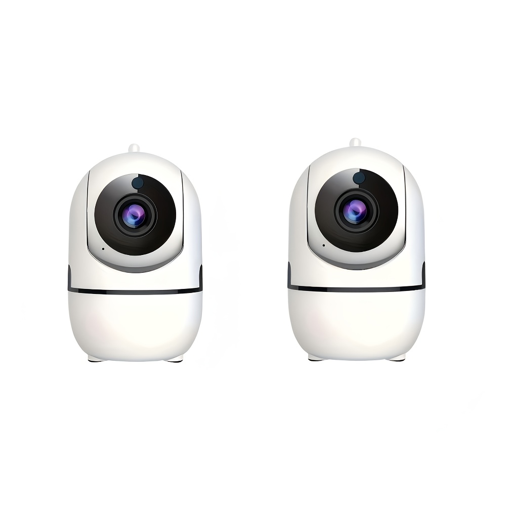 Smart Indoor Security Camera Wireless Ip Camera With Night, Auto Tracking & Motion Detection, Dual-band Wifi, Compatible Mobile App, Usb- Plug For Monitor, Surveillance Suitable For Smartphones