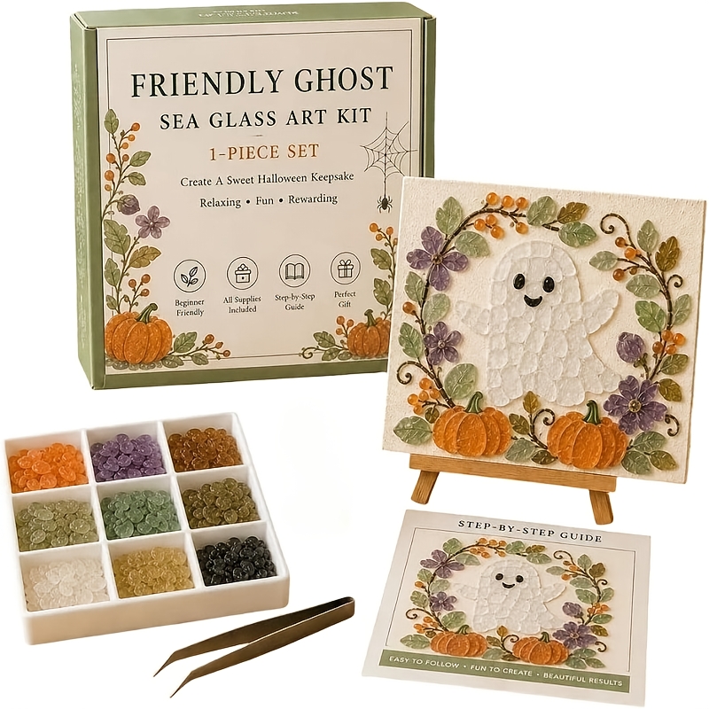 Halloween Series Sea Glass Art Set for Beginners