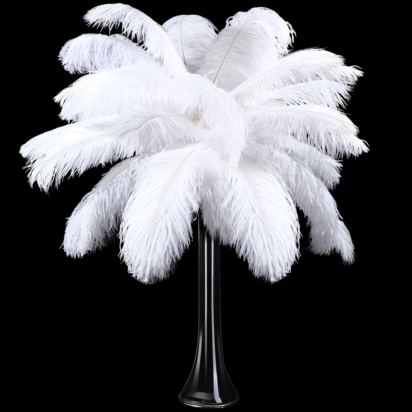 HaiMay 400 Pieces Black Craft Feathers - 3.5 To 8 Inches, Natural Feathers For Decor