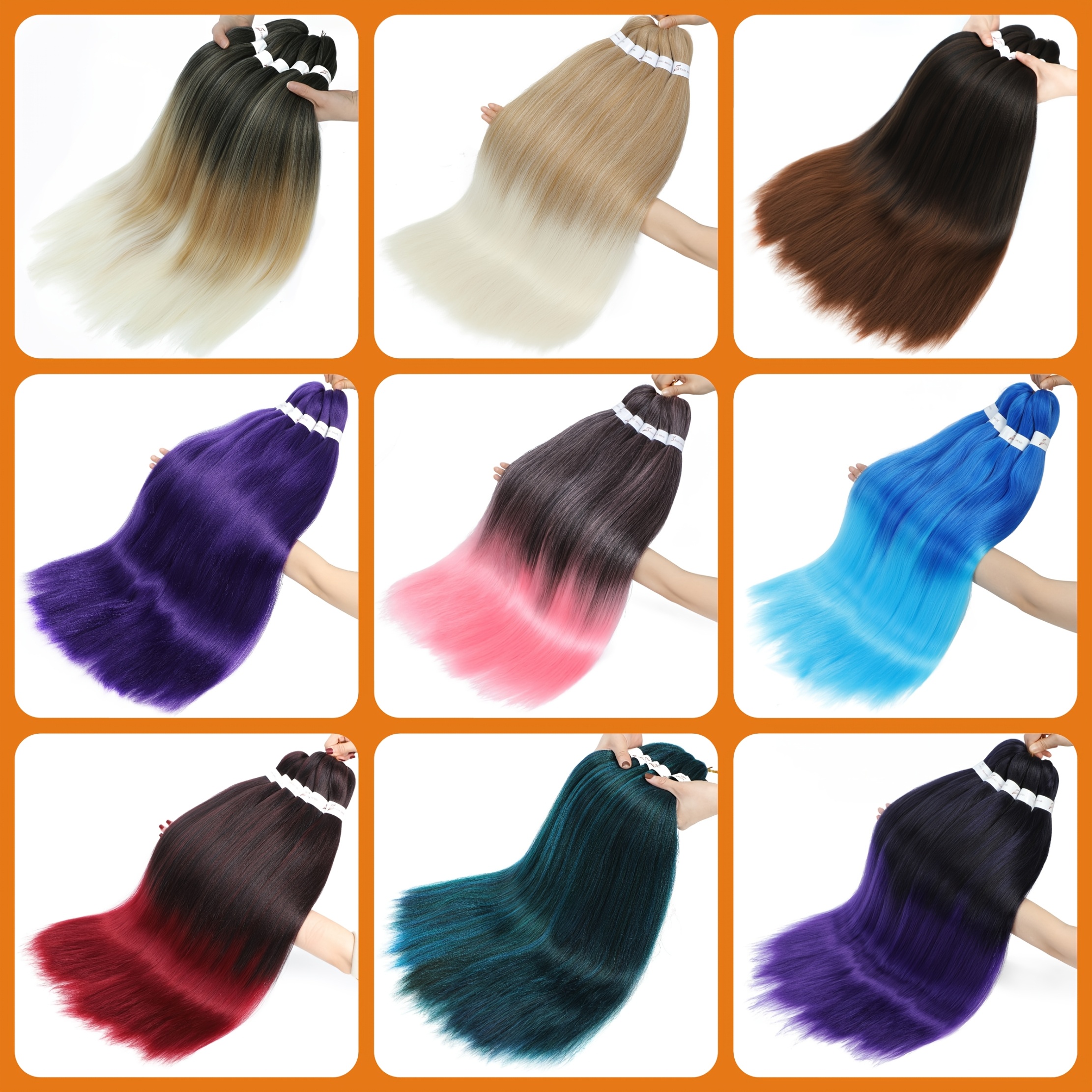 braiding hair pre stretched 26 30 inch 8 packs ombre professional soft   texture   free hot water setting extensions for braids professional soft   texture color 1b 30 27 details 6