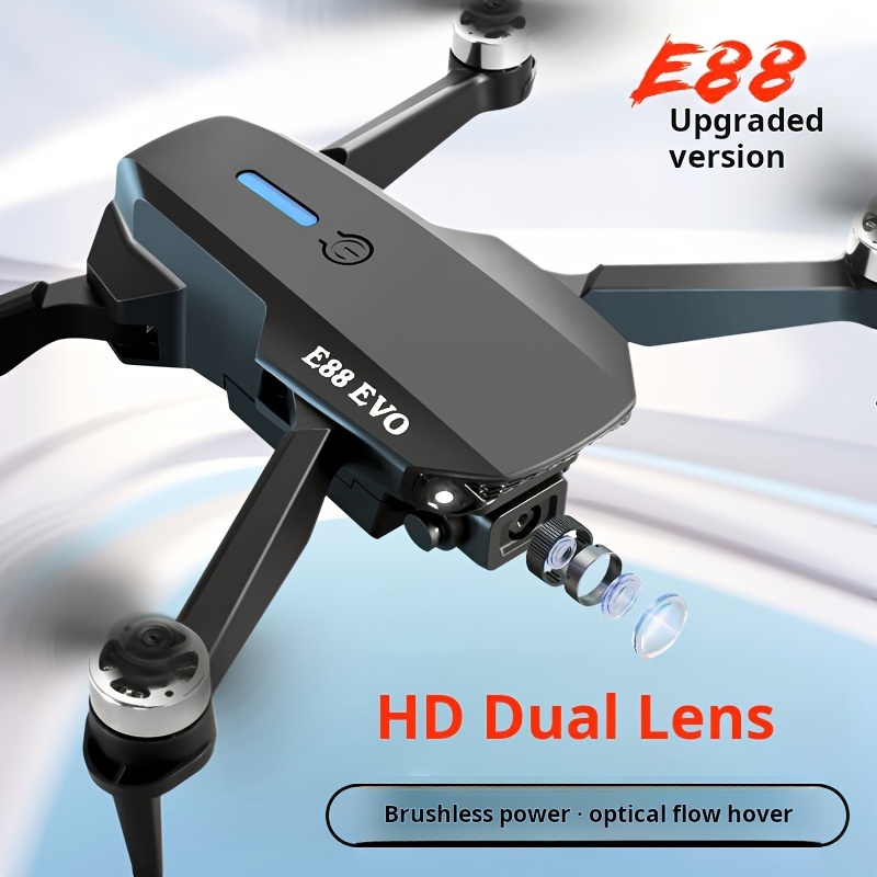 e88 uav 4k hd aerial photography obstacle avoidance   optical flow positioning long endurance   details 2