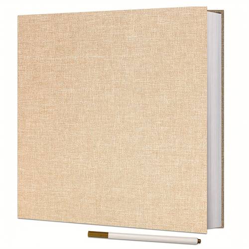 1pc large photo album 28x27cm self with pen 20 sheets 40 pages diy album suitable for family anniversaries and wedding photos storage