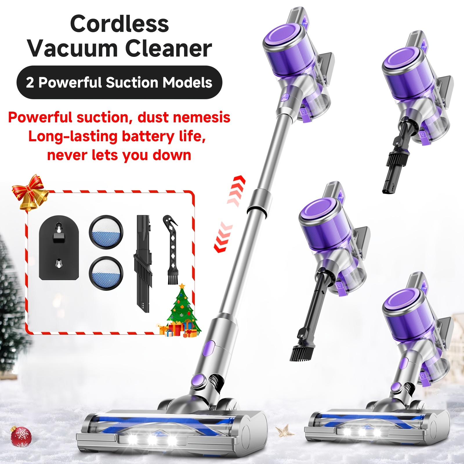 cordless vacuum cleaner 45 70kpa powerful stick vacuum with     anti   vacuum cleaners for home 50 72oz dust cup rechargeable wired wireless vacuum for hardwood floor carpet pet hair cordless vacuum cleaner for home 5