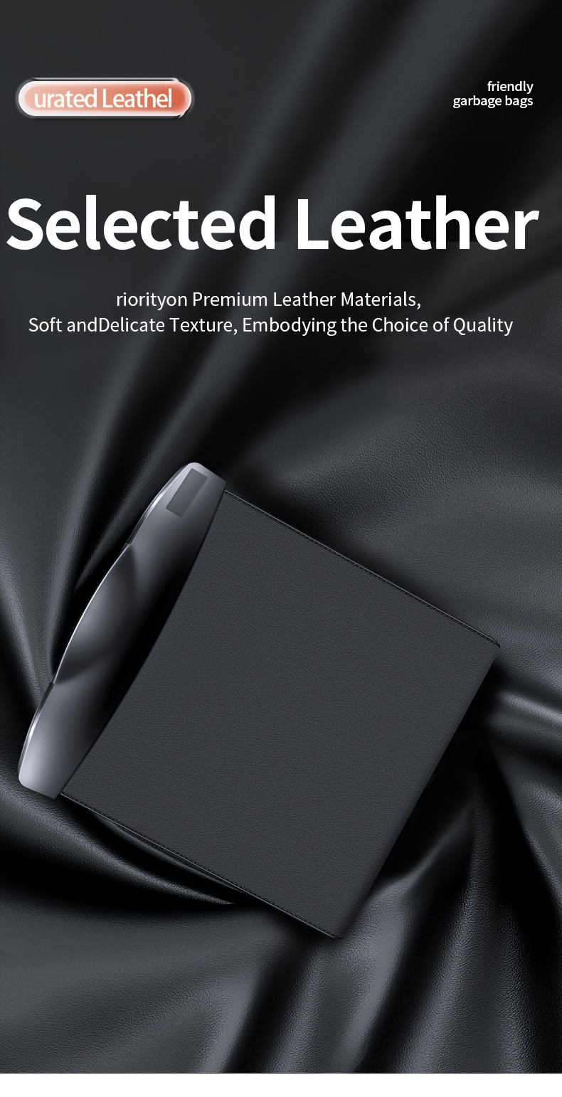 This Is a Large-Capacity Trash Bag Made of Faux Leather for Ford Vehicles, Suitable for Models Like for Focus Mk2, Mk3, Fiesta Mk7, Transit, Mondeo Mk4, Ranger, Kuga Mk8, Puma, Fusion, Grand F-150, Explorer, Taurus, Escape
