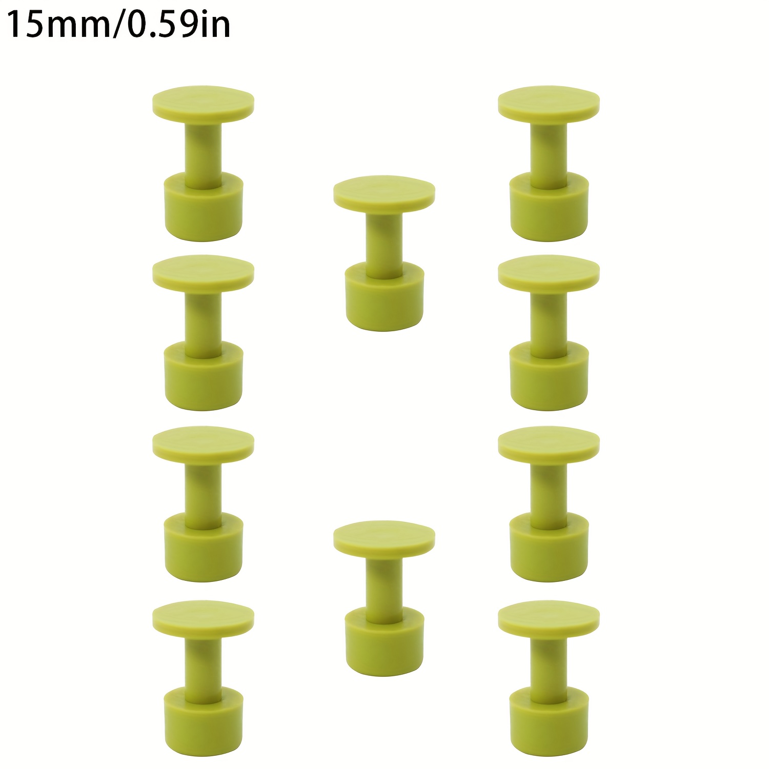 TEMU 10 pièces Kit de Réparation de Bosses Sécurisé pour Peinture , Outil de Tirage Automatique avec Kit de Démontage de Bosses de Grêle (15 mm/0,59