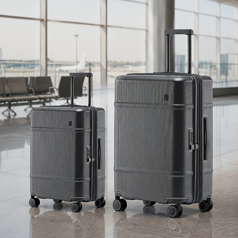 2pcs Travel Suitcase Set with Retractable Handle