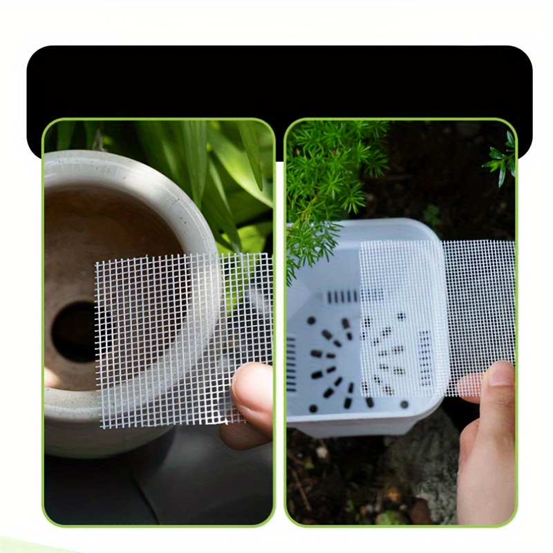 

Mat Piece Net Prevents Leaking Soil Net Gauze Mat Piece Bottom Hole Mat Bottom Piece Ceramic Breathable Insect-proof Plastic Grid Mat