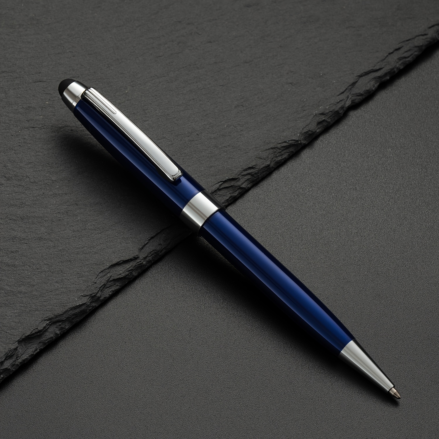 TEMU 【】ソフトタッチペン 静電容量タブレット タッチスクリーン スタイラスペン 多機能 メタルボールペン