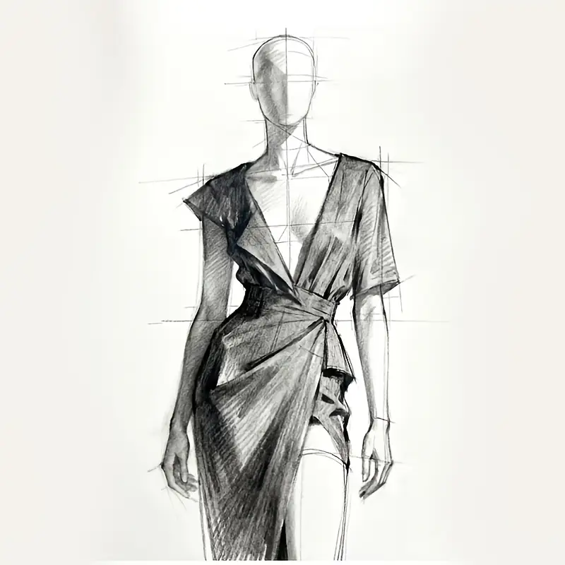 design templates for dresses Dress Design Template
