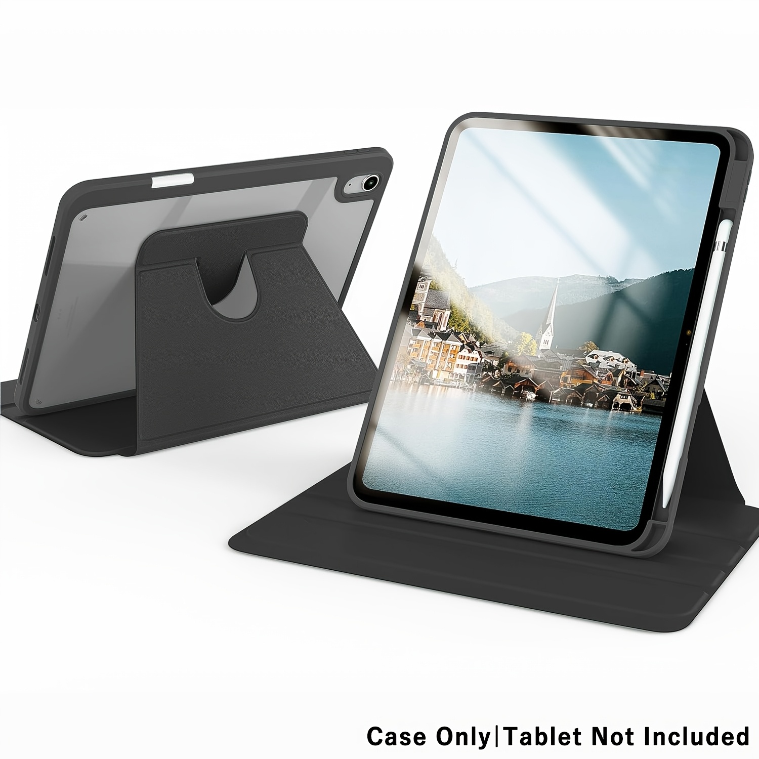 TEMU Rotating Case For Ipad 9.7'' 10.2'' 5th 6th 7th 8th 9th 10th 11th .9'' 11'' Air 1 2 3 4 5 6 7 11 13 2024 2025 Mini 6 7 8.3'' Pro 11