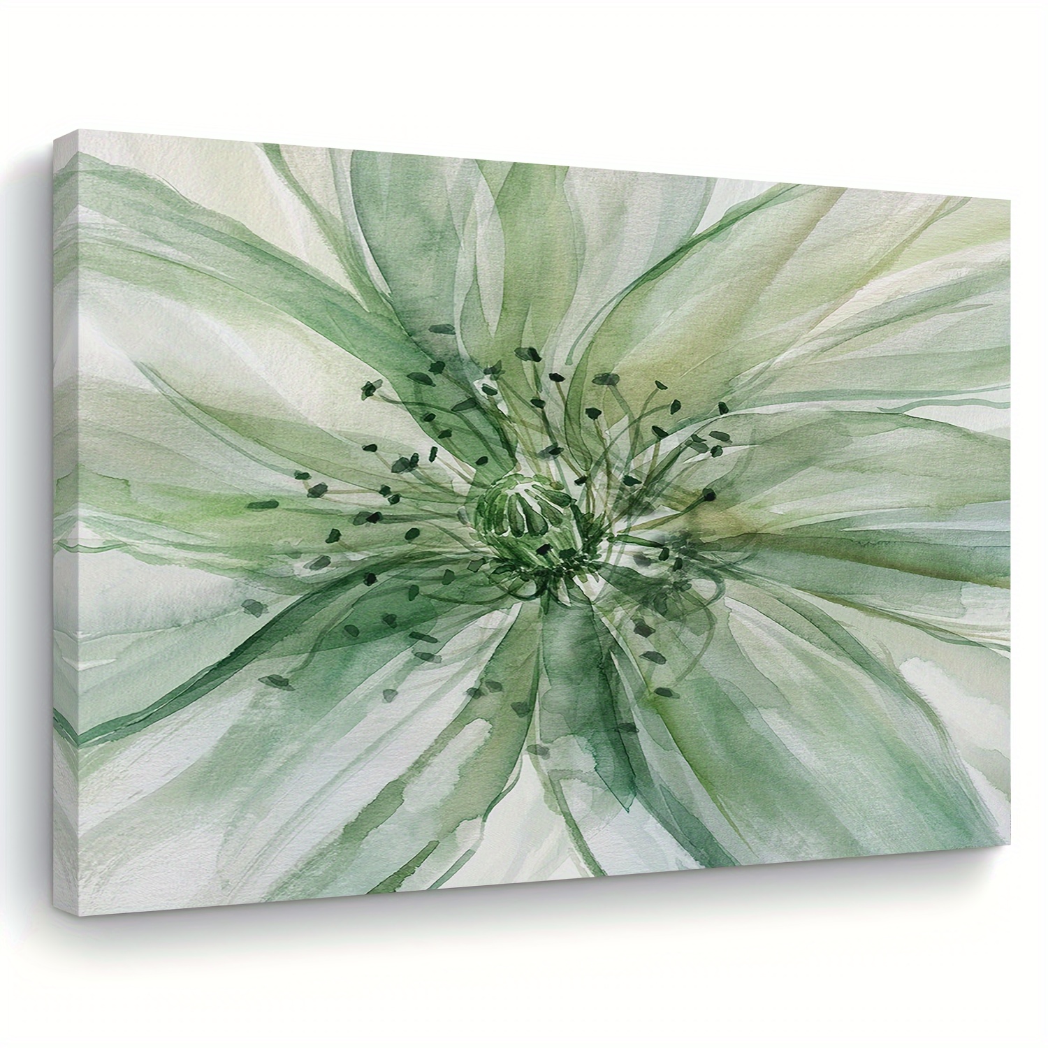 

1pc Wooden Canvas Painting, House Macro Flower, Prints For Living Room & Bedroom & Kitchen, Home, Office Decor, Festival Gift For Her Him, 11.8inch*15.7inch