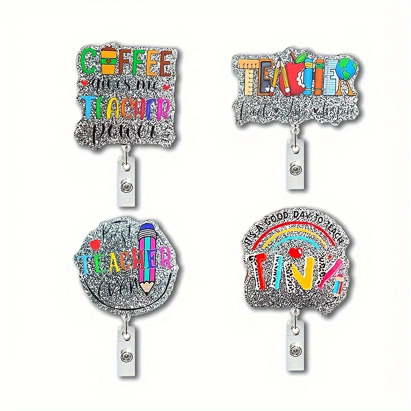 Teacher Love Inspire Embellishment Shiny In Sun Retractable - Temu