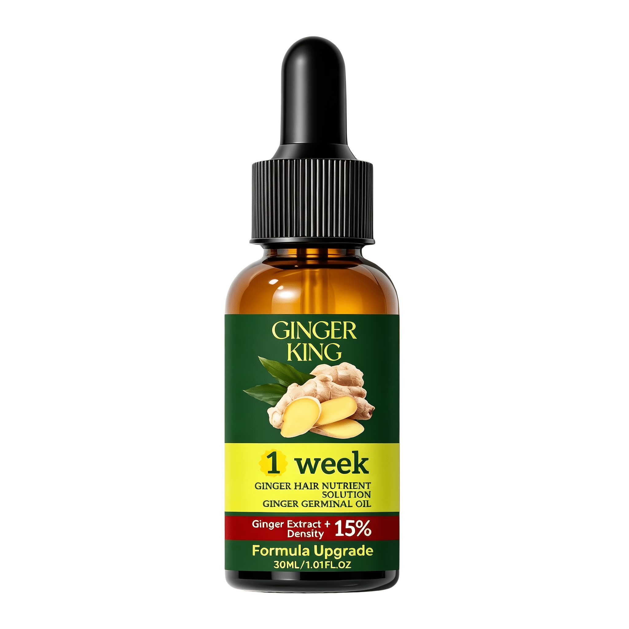 Image of Turmeric Hair Serum | Containing Rosemary, , Ginger Ingredients - Deep Nourishment From To Tips, Making Hair Denser And Smoother, Fast-acting, Suitable For All Hair Types