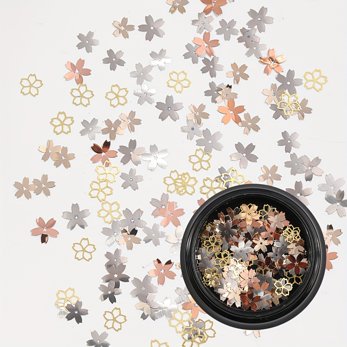 

Art Sequins - 3d Blossom , Metal Decorations For And , No Art Supplies Set