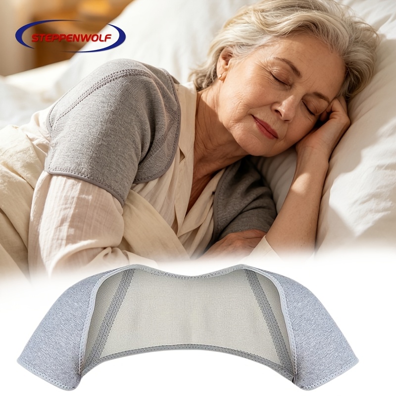 TEMU 1 pièce Attelle d'épaule pour dormir - Tissu respirant et confortable, non électrique, facile à - Convient à plusieurs scénarios, maison,
