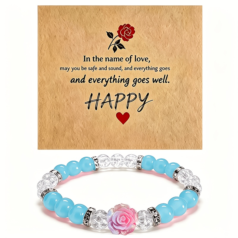 Exquisite Premium Rose Bracelet, Light Luxury Gift