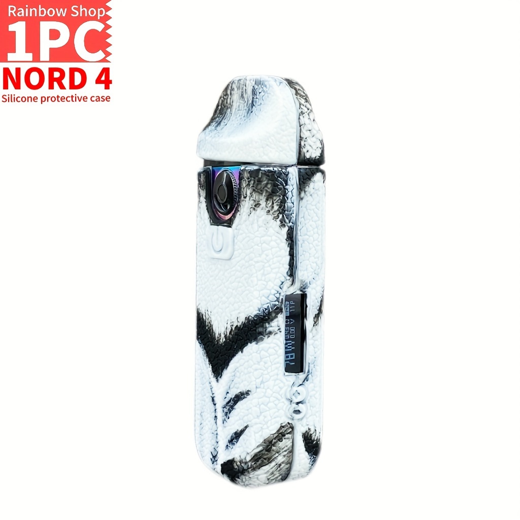 smok nord 4 cover a silicone protective case a textured design perfect Affordable Shipping for Juul This SMOK Nord 4 compatible-with-1123743 Size:6 Packs 10mg Mint Ice