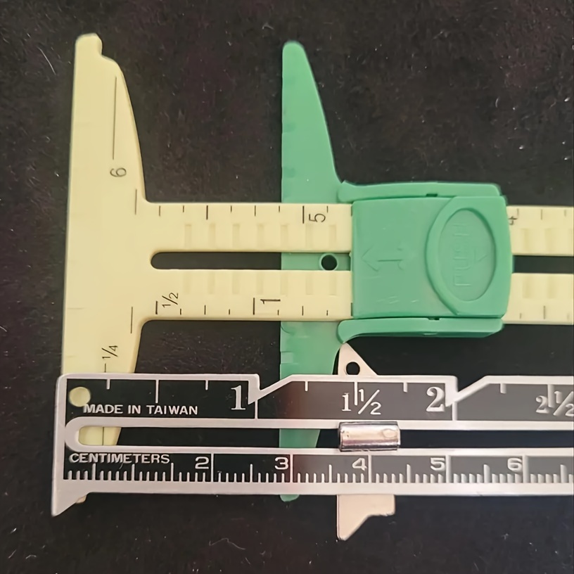 1/2pcs High Quality 5-IN-1 SLIDING GAUGE with NANCY Measuring Sewing Tool Patchwork Tool Ruler Tailor Ruler Tool Accessories Home Use