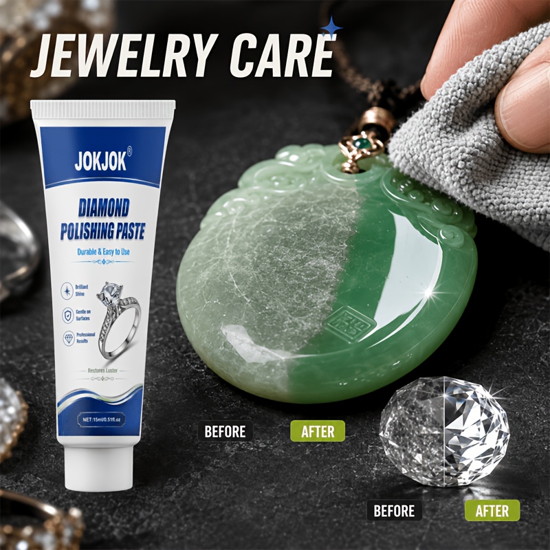 Image of Diamond Polishing Compound - Ultra Fine Grinding Paste For, Glass, Stone And Hard Materials, Provides Finishing, Enhances Gloss And Reflective Shine, Suitable Components, Tools And Craft Projects