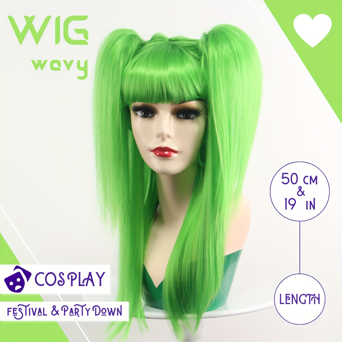 pelucas fantasia cosplay
