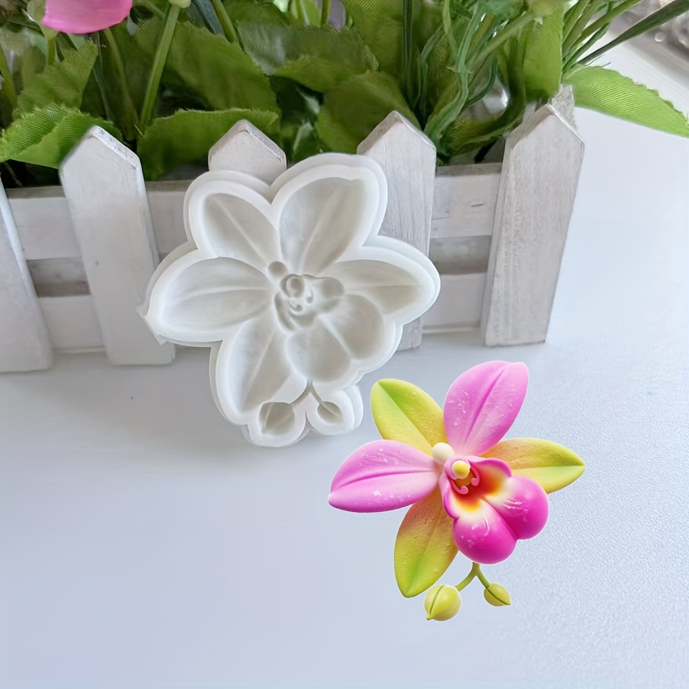 Floral Silicone Mold For Chocolate, Cake Decorations, Baking, Plaster, Fondant, Cake Decorating, Cake Making, Cake Crafting, Cake Design, Cake Decoration