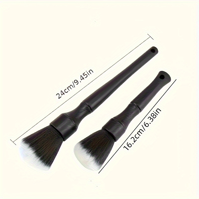1pc Car Interior Detailing Brush, Soft Bristle Cleaning Brush Dusting Brush, Boat/Car Interior Cleaning Tool, Auto Detail Brush Boat/Car Dash Duster Brush (Black), Christmas gifts