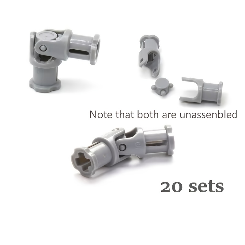 Image of 10 Sets/20 Sets Of Moc Technology Building Block Joints 101.44 Ounce Connector Coupler Shaft Compatible With Brand Building Blocks 61903 For Enhancing Suspension And Driving Differential Systems