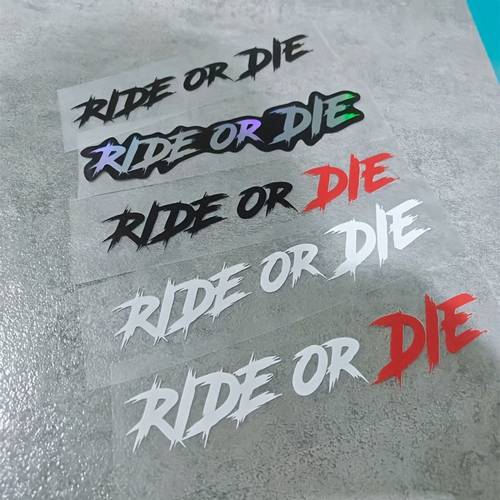 1 stück sc moto gn ride oder die schriftzüge aufkleber - wasserdichtes vinyl aufkleber für motorradhelme, tank tops, scooter & straßenräder - kratzdeckung dekoration, lebhafte farben, langlebige outdoor nutzung, motorradzubehör, helm aufkleber, fantasy thema, selbstklebendes design
