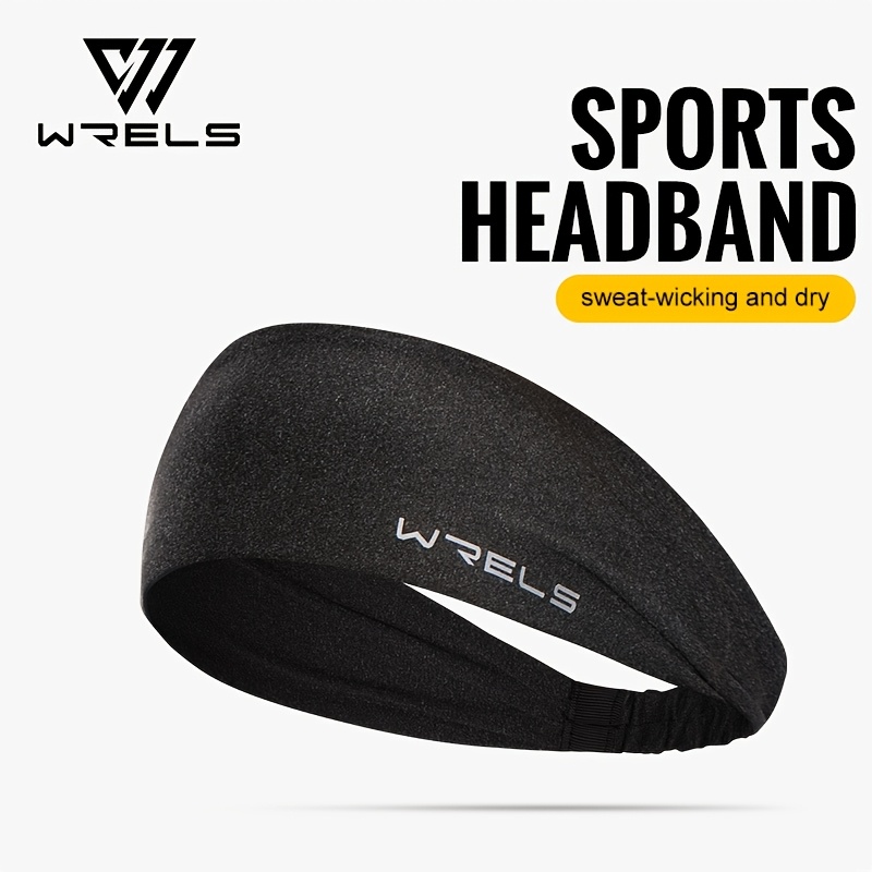 TEMU 1pc, Wrels Brim Headband, Made Of Double-layer Fabric, Fashionable Design, , Quick-drying, Absorbs Sweat, And Elastic, Ideal For Outdoor