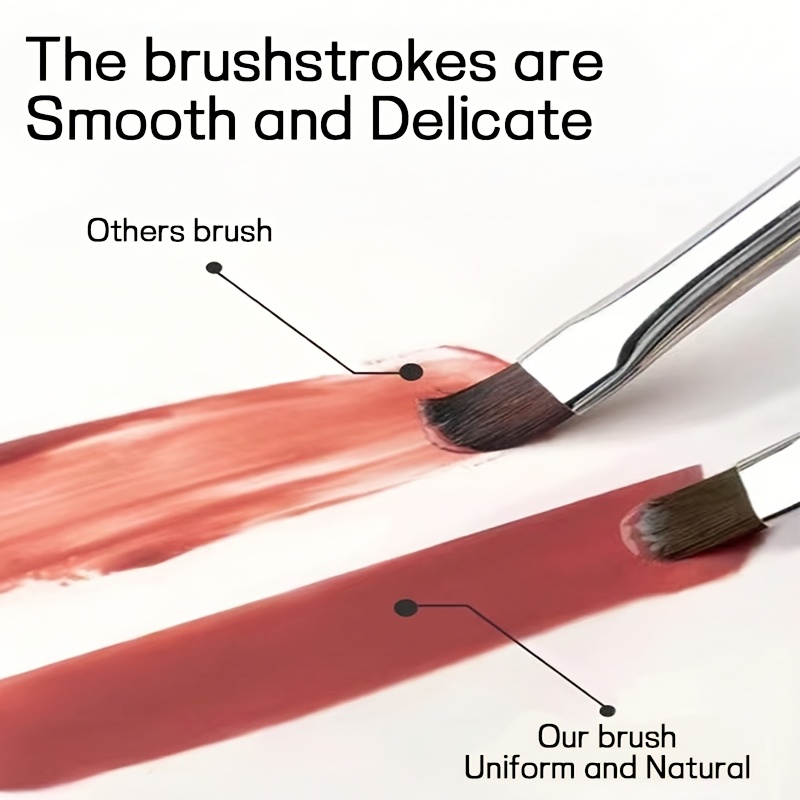 3pcs Nail Art Brush Set with Wooden Handle for Fine Designs