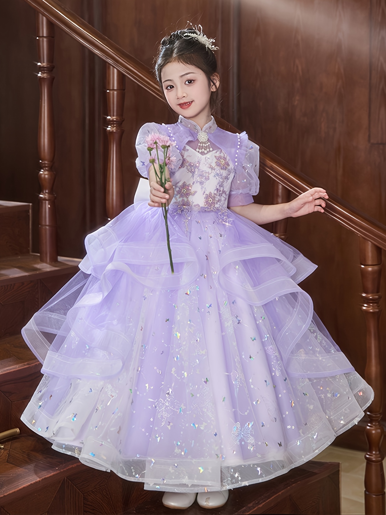 strapless open back dress Ice Elsa Frozen Princess Dress | Icy Blue Play Dress