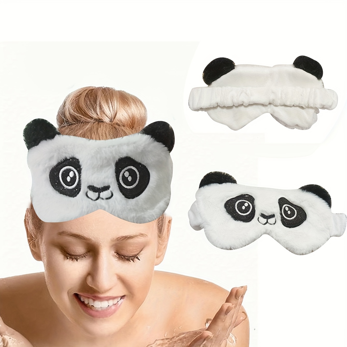 

Cute Panda Plush Headband For Women - Soft, Stretchy Hair Accessory Perfect For Daily Wear Or Face Washing