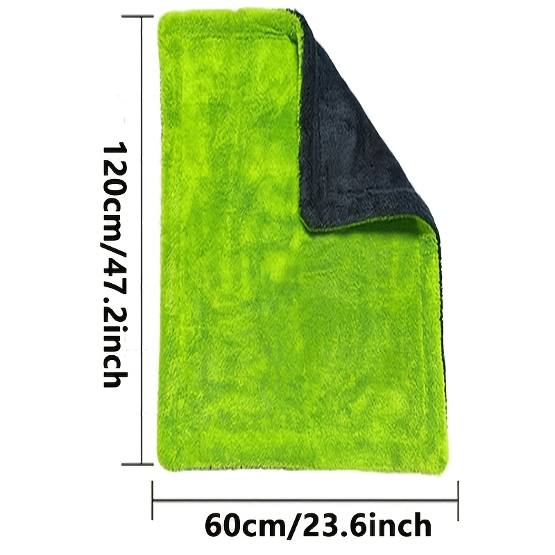 E-shop 1400GSM Hochleistungs-SUV-LKW-Trockentuch - Extra Groß 121,92x60,96cm Doppelseitiges Ultrafeines Gewebe, Hoch Saugfähig, Kratzfest,