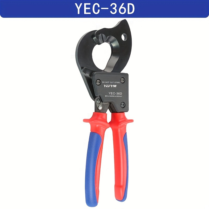 E-shop Verbesserte Kabelschere und Ratschendrahtschneider für Aluminium- und Mehradkabel bis zu 300 mm² YEFYM YEC-36D Zangenwerkzeuge