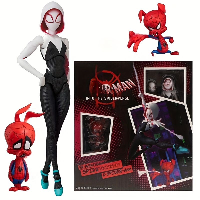 TEMU -man & Peter Action Figures With - Animated Series Collectible Pvc Figures, Detailed Superhero Poses For Home/, Birthday Gift For Men (18+)