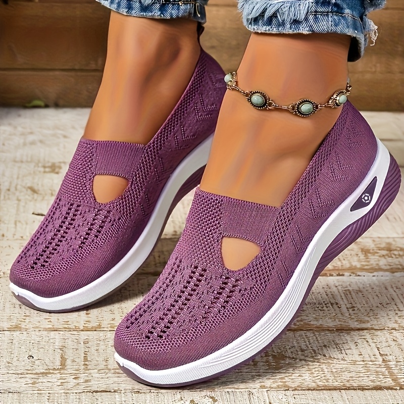 womens breathable mesh sleeve sports shoes lightweight and comfortable walking shoes pvc sole and cloth shoe pad multi color multi purpose shoes details 5
