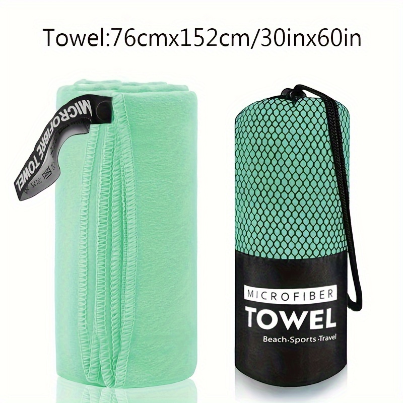 E-shop Mikrofaser Reisesporttuch - Schnelltrocknendes Handtuch, Weiches Leichtes Mikrofaser Campingtuch, Saugfähiges Kompaktes Reisetuch für Camping,