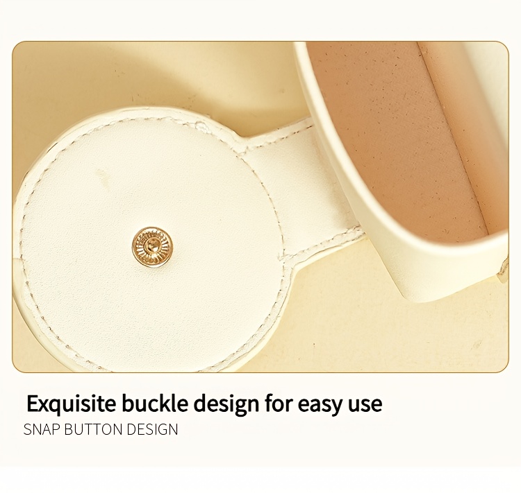 for   lipstick storage bag with   kawaii travel organizer friendship gift for college women foldable design with cute character print white pink accents   graduation season lipstick holder   accessory durable zipper closure Product details 4