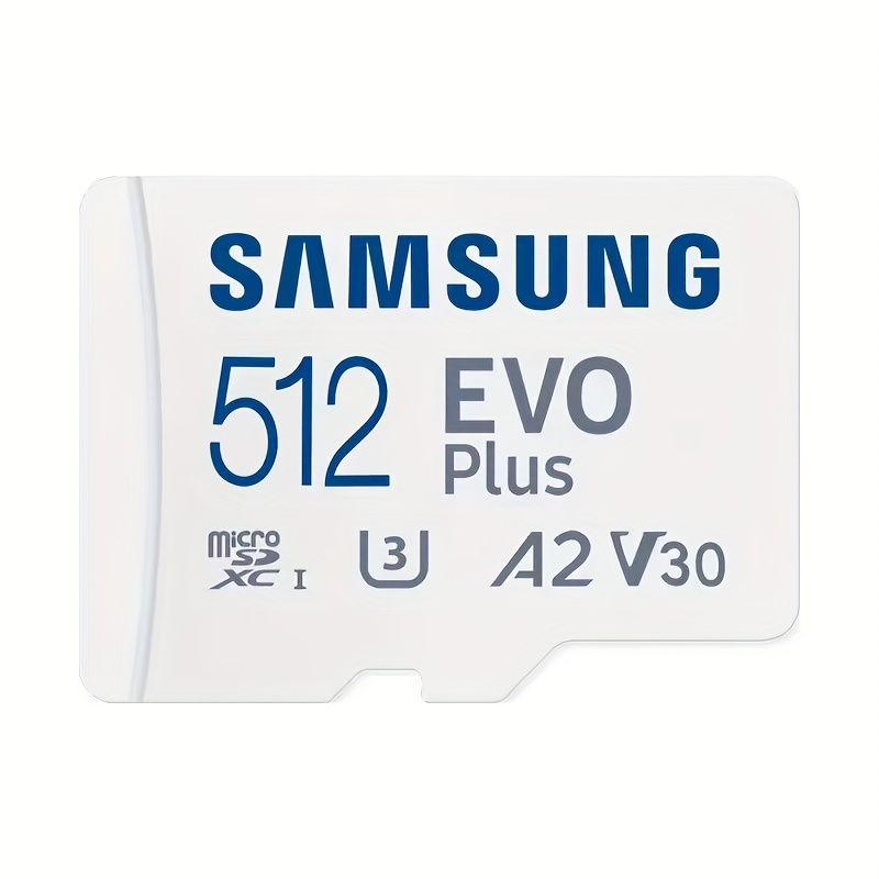 Карта пам'яті SAMSUNG MicroSD 128GB 256GB 512GB TF 4K U3 V30 A2, швидкість читання 160 Мб/с: retailer-supplied image