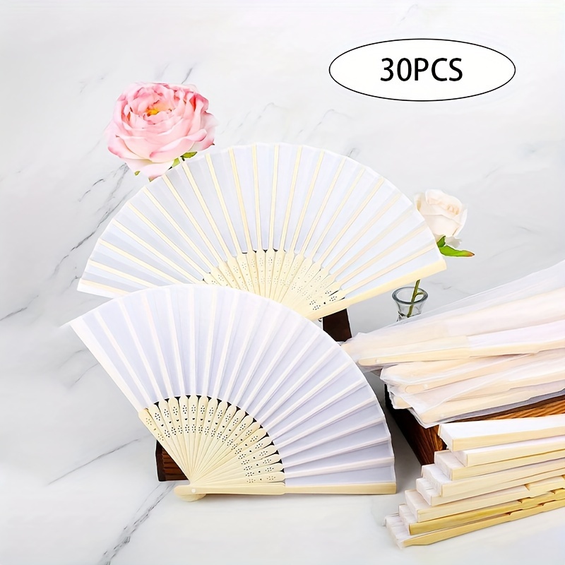 Ventaglio Pieghevole Con Piume - Accessorio Retrò Per Donne Per Matrimoni E Feste - Foto 3