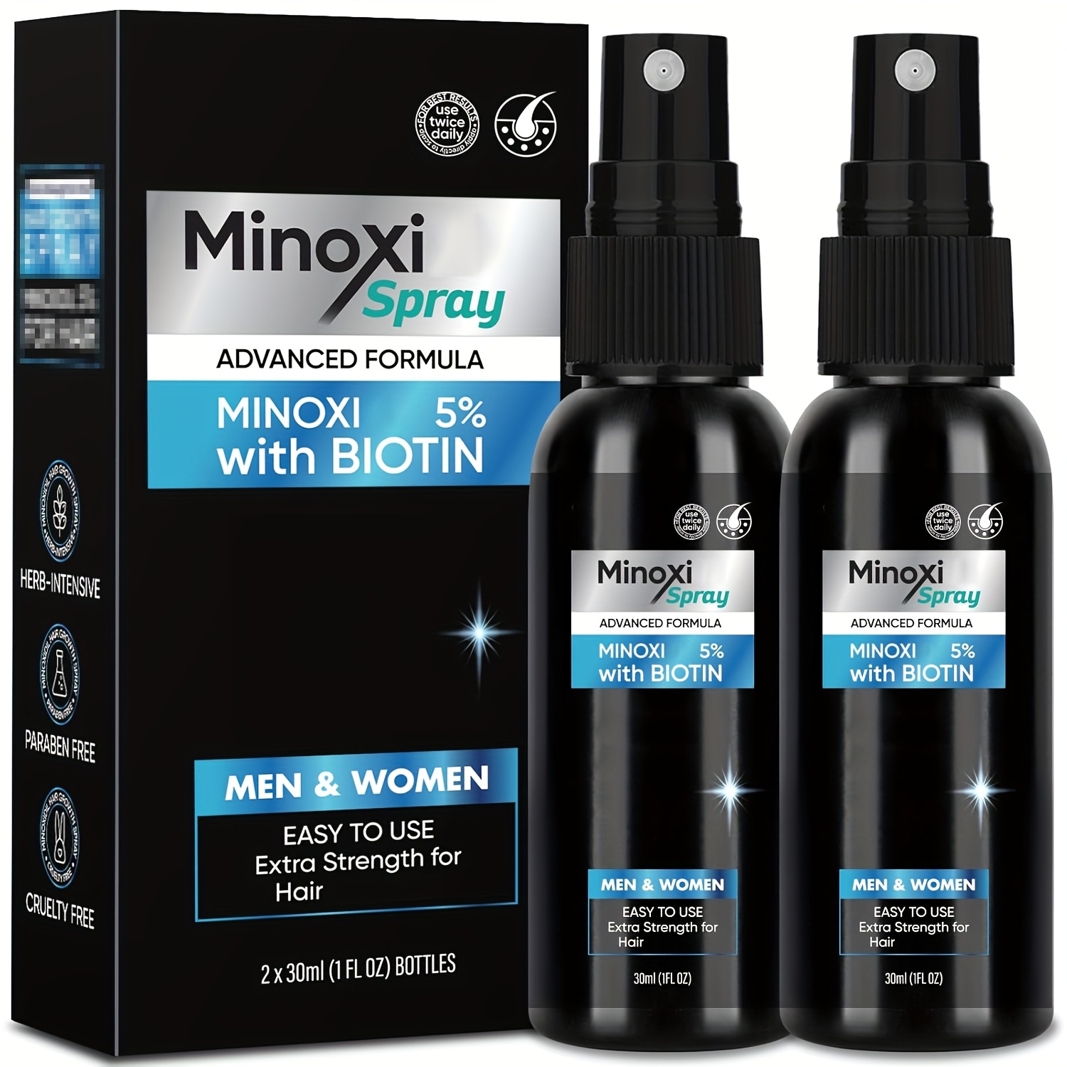 Hair Growth Spray with Rice Water and Biotin